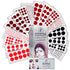 PERPAA Premium Velvet Sticker Kumkum Bindi for Women & Girls Each Box in 16 Flaps with 4 colour