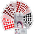 PERPAA Premium Velvet Sticker Kumkum Bindi for Women & Girls Each Box in 16 Flaps with 4 colour