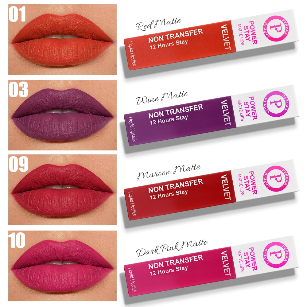 Power Stay Liquid Matte Lipstick (Set of 4)