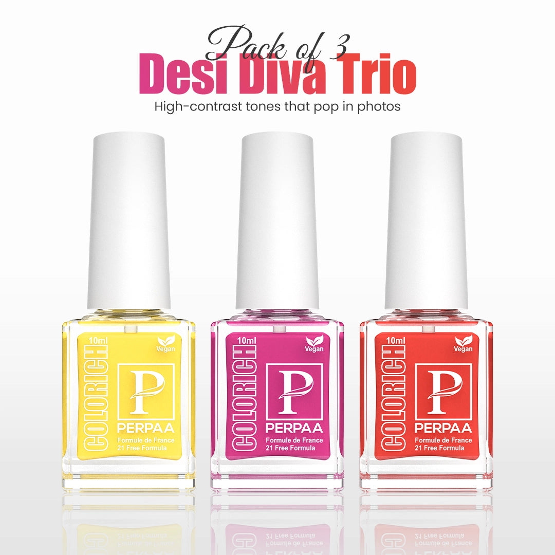 Colorich Nail Paint - Pack of 3