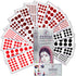 PERPAA Velvet Kumkum Bindi Pack – Traditional Red Bindis in 16 Flaps (Sizes 1 to 12)