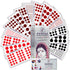 PERPAA Velvet Kumkum Bindi Pack – Traditional Red Bindis in 16 Flaps (Sizes 1 to 12)