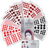 PERPAA Velvet Kumkum Bindi Pack – Traditional Red Bindis in 16 Flaps (Sizes 1 to 12)