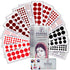 PERPAA Premium Velvet Kumkum Bindi Collection – Each Box with 16 Flaps and Multiple Sizes (1 to 12), Ideal for Women & Girls to Complete Ethnic and Traditional Looks