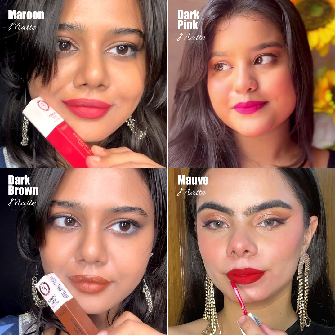 Power Stay Liquid Matte Lipstick (Set of 4)