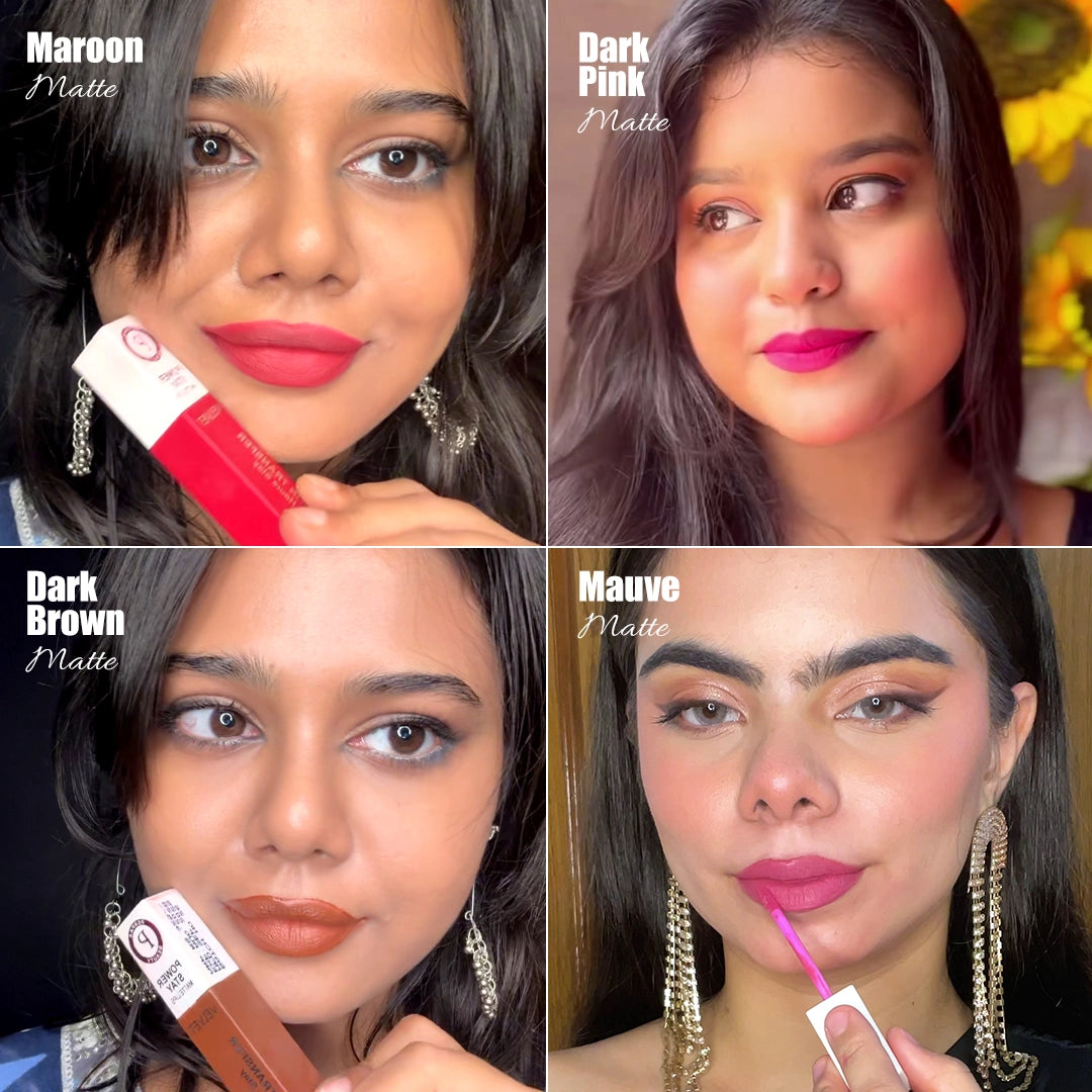 Power Stay Liquid Matte Lipstick (Set of 4)