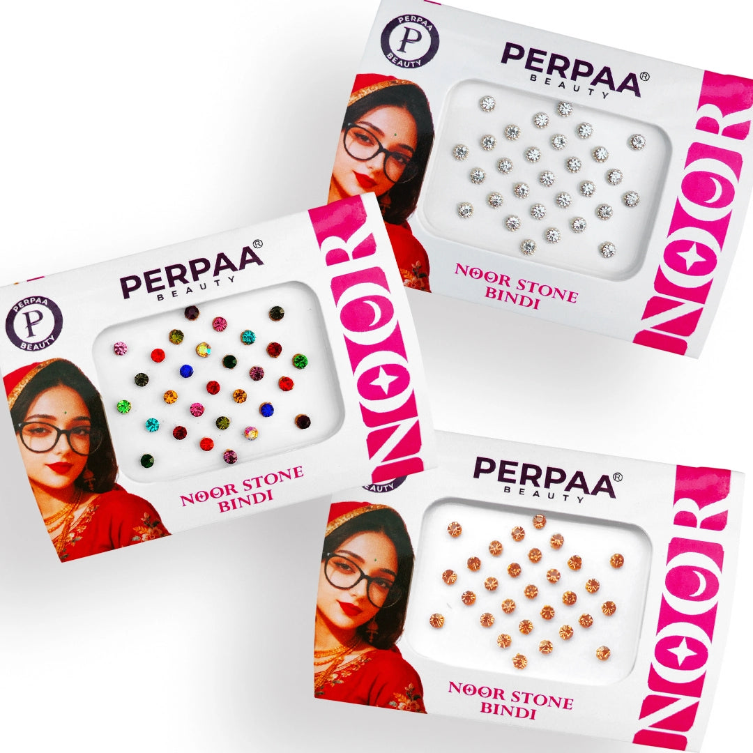 Noor Stone Bindi- Pack of 3