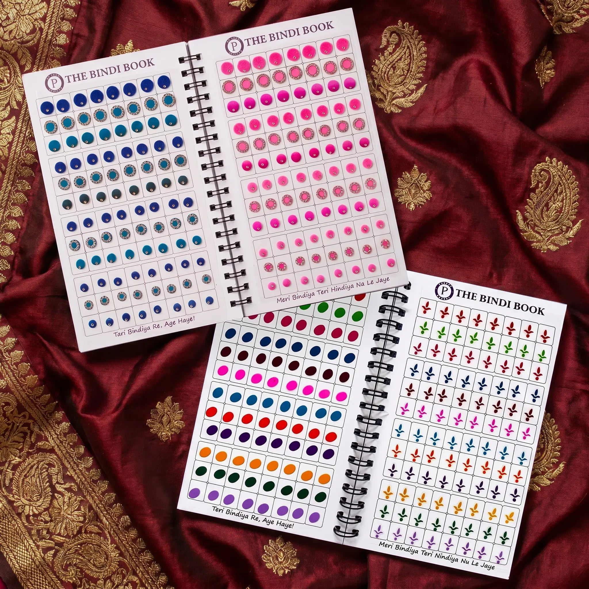The Bindi Book | Pack of 2 (Classic Shapes + Velvet Classic Trio)
