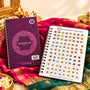 The Bindi Book | Pastel Colors Stone Border