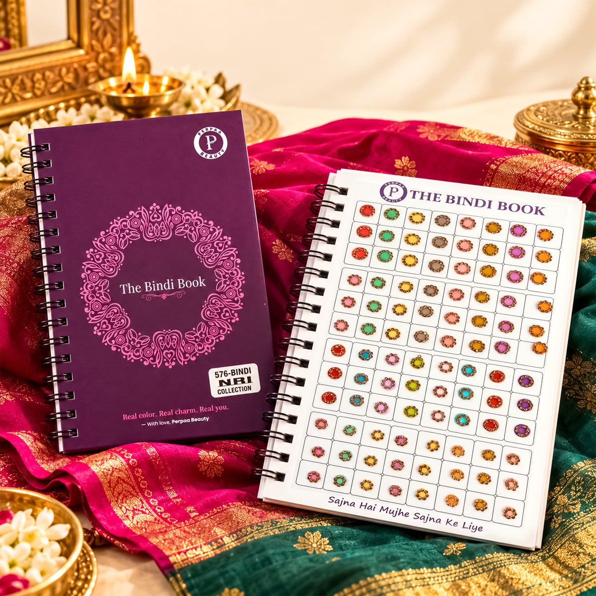 The Bindi Book | Pastel Colors Stone Border