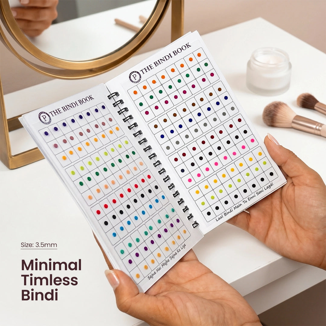 THE BINDI BOOK | Classic Multicolor Round Edition Bindi (Size: 3.5mm)