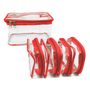 Transparent Makeup Organizer Bag (Set of 5)