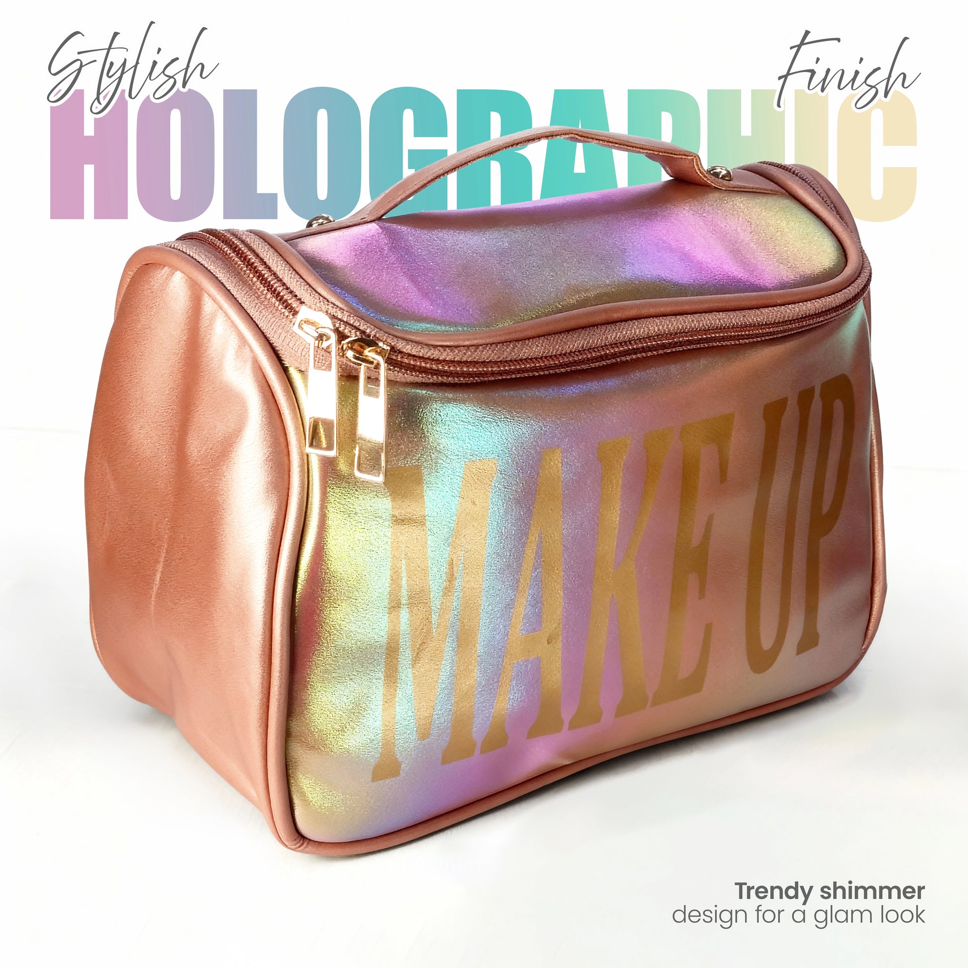 Holographic Makeup Bag