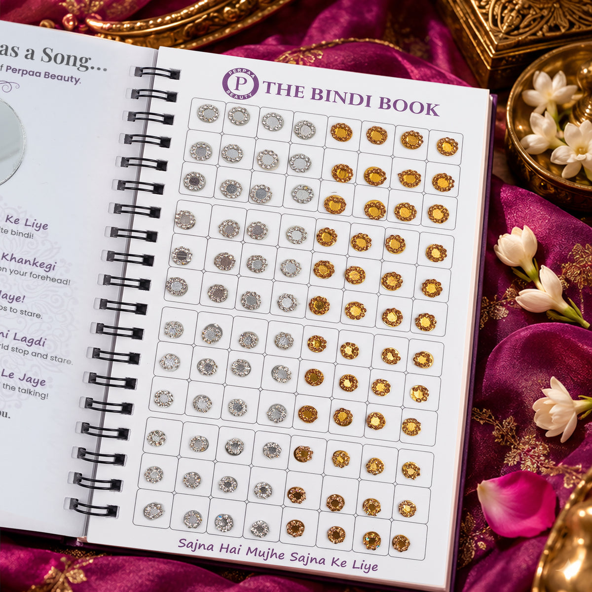 The Bindi Book | Pastel Colors Stone Border