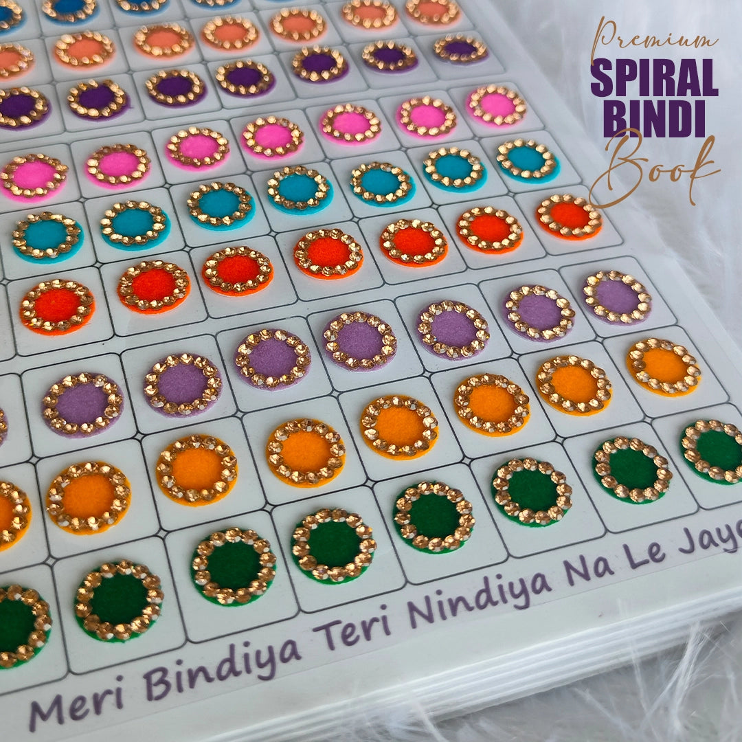 THE BINDI BOOK | Round Stone Border Edition