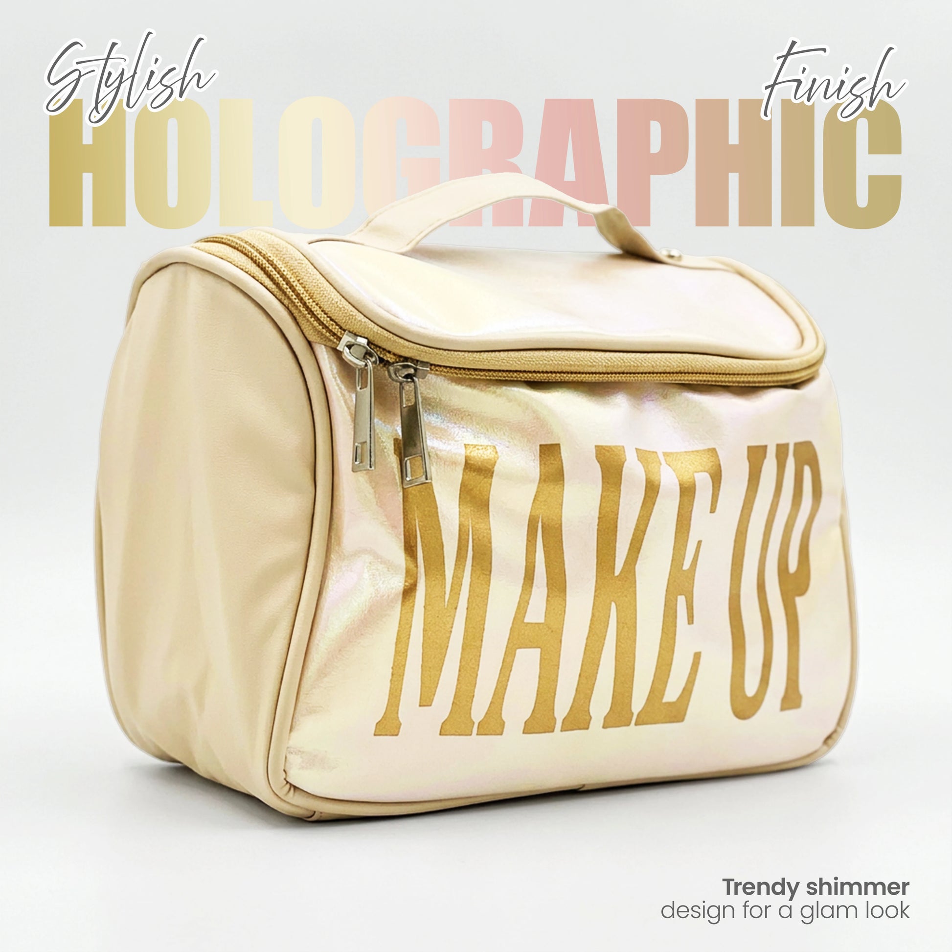 Holographic Makeup Bag