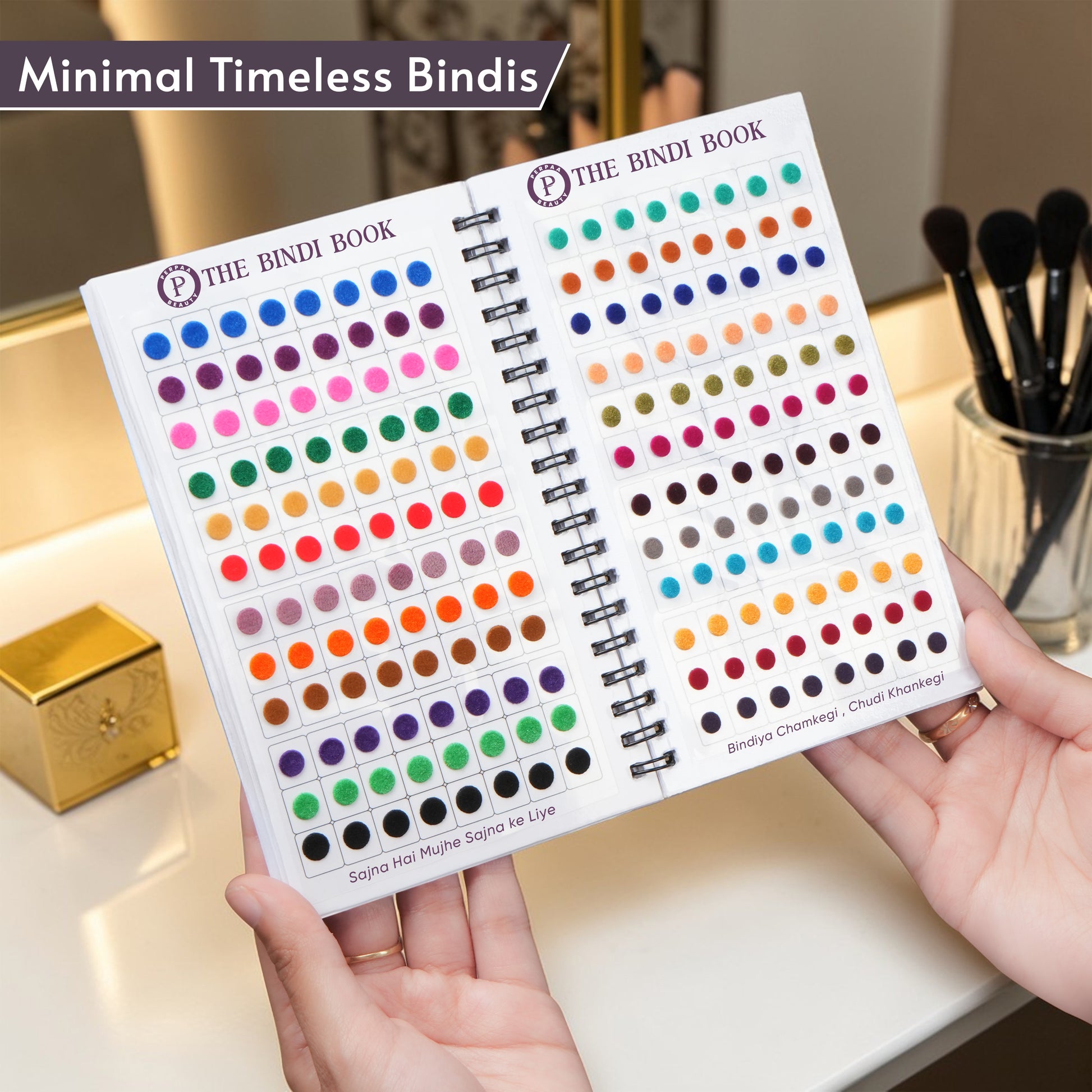 THE BINDI BOOK | Classic Multicolor Round Edition Bindi for Women