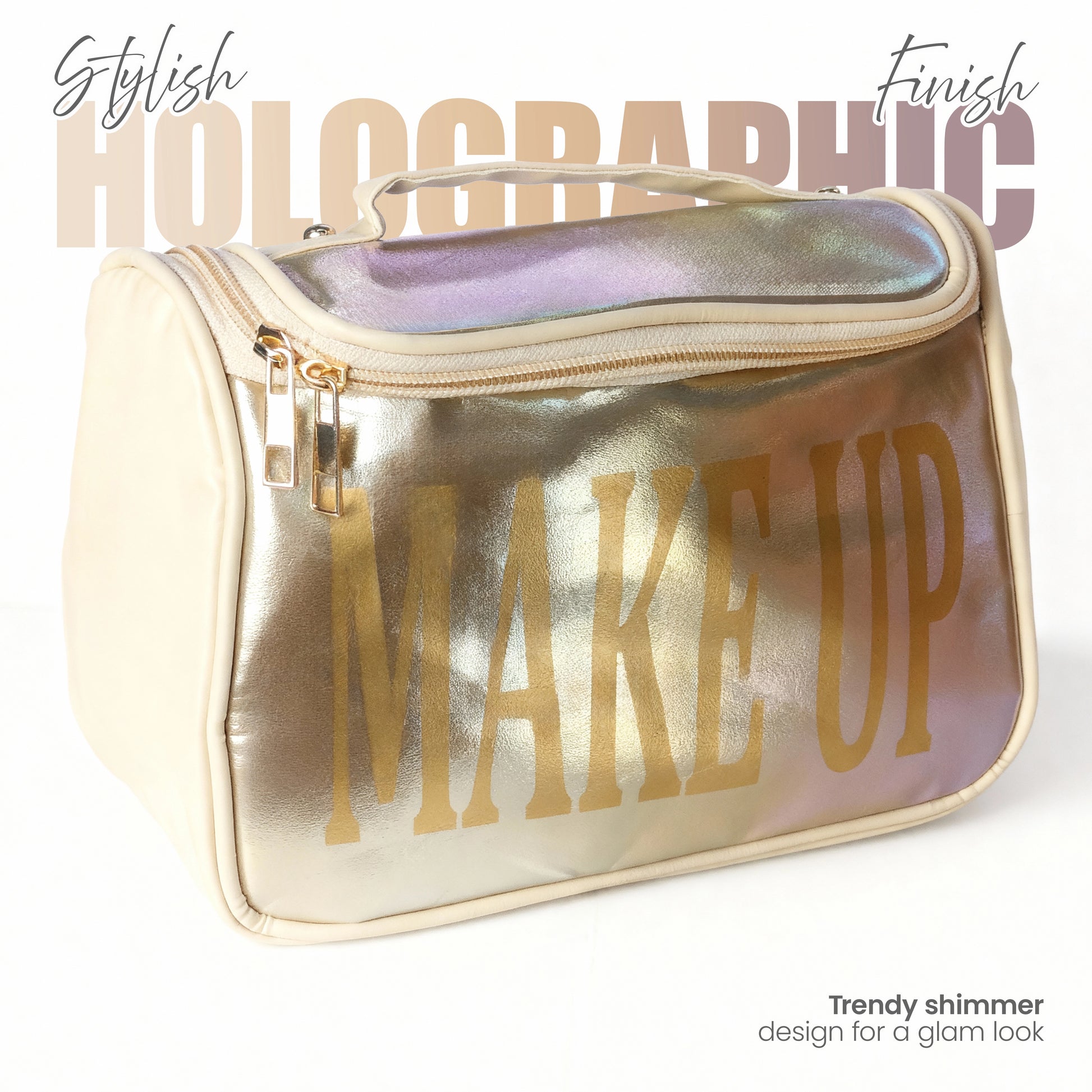 Holographic Makeup Bag