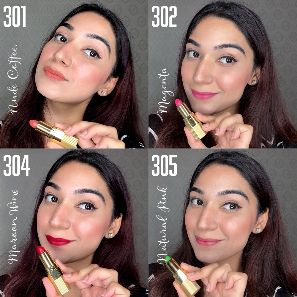 Xpression Creamy Matte Lipstick- Pack of 4