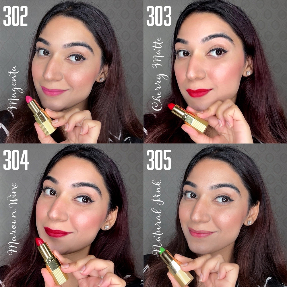 Xpression Creamy Matte Lipstick- Pack of 4