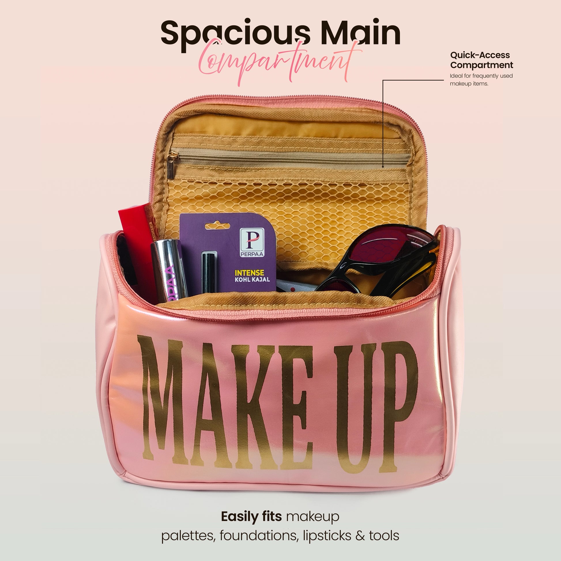 Holographic Makeup Bag