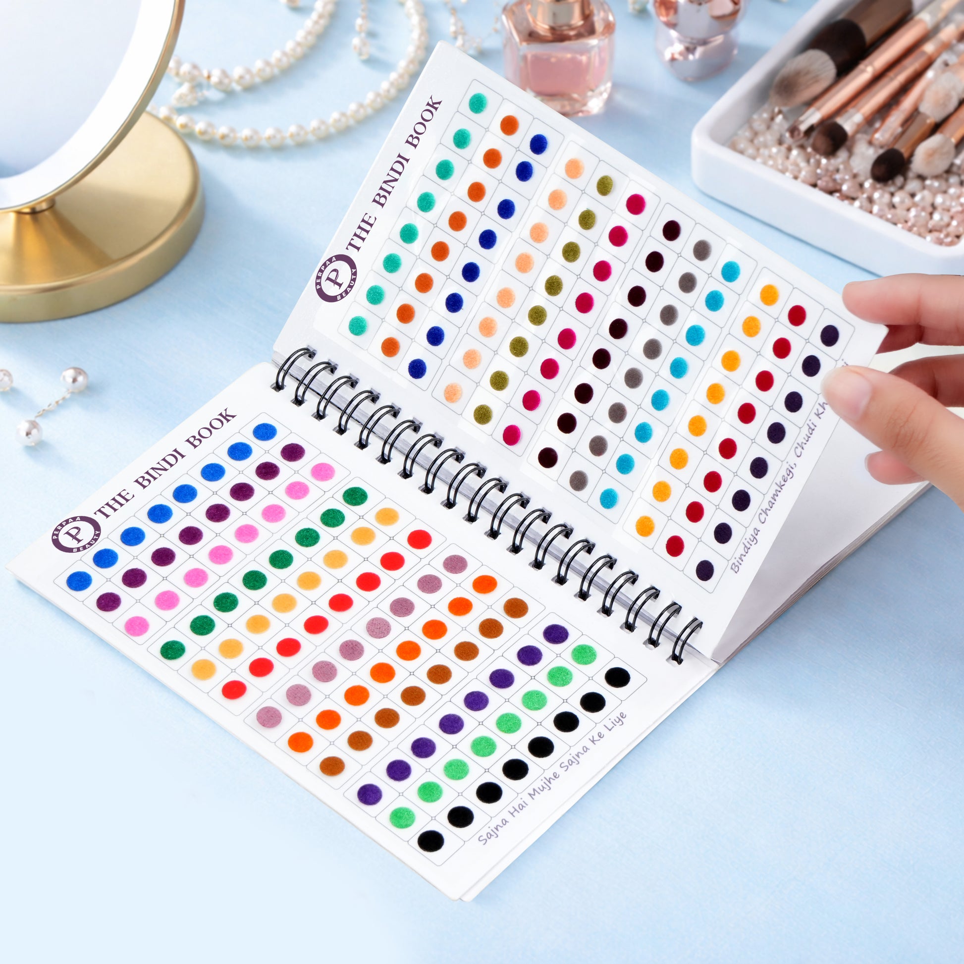 THE BINDI BOOK | Classic Multicolor Round Edition Bindi for Women