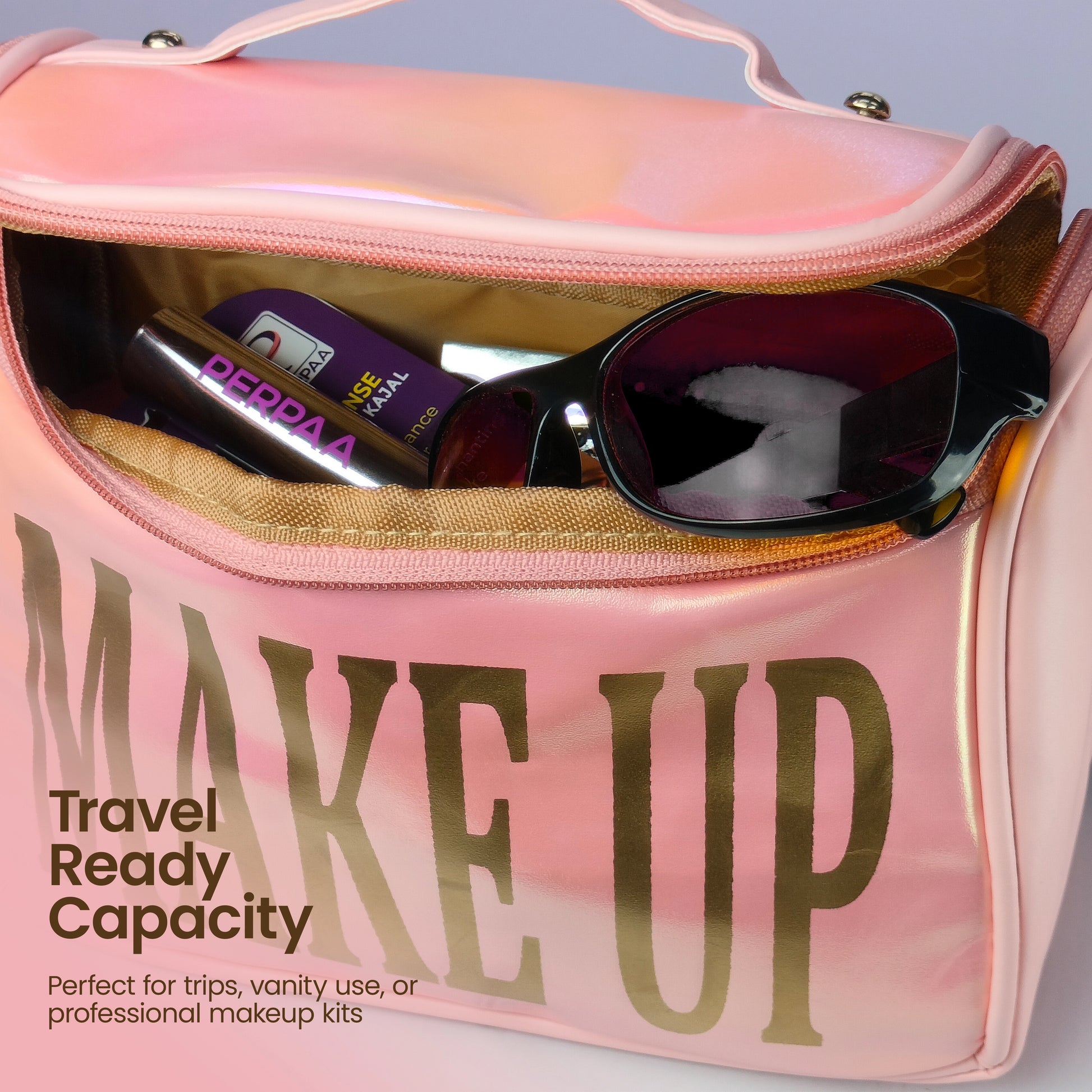Holographic Makeup Bag