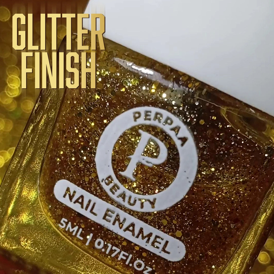 Glitter Nail Paint- Pack of 12