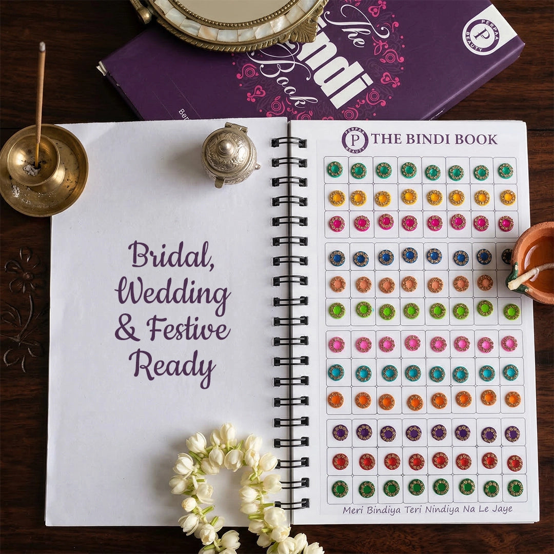THE BINDI BOOK | Multicolor Round Stone Border Edition