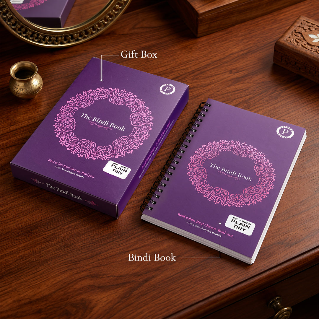 The Bindi Book | Plain Tiny Bindi (Size: 2.5mm - 1.5mm)