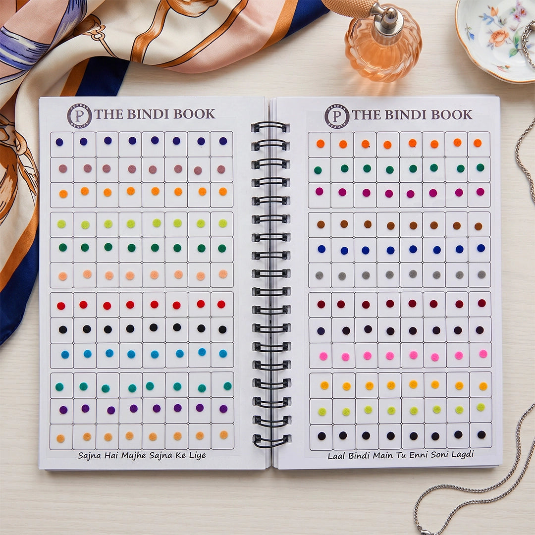 The Bindi Book | Pack of 2 (All-in-One + Plain Round Bindi 3.5mm)