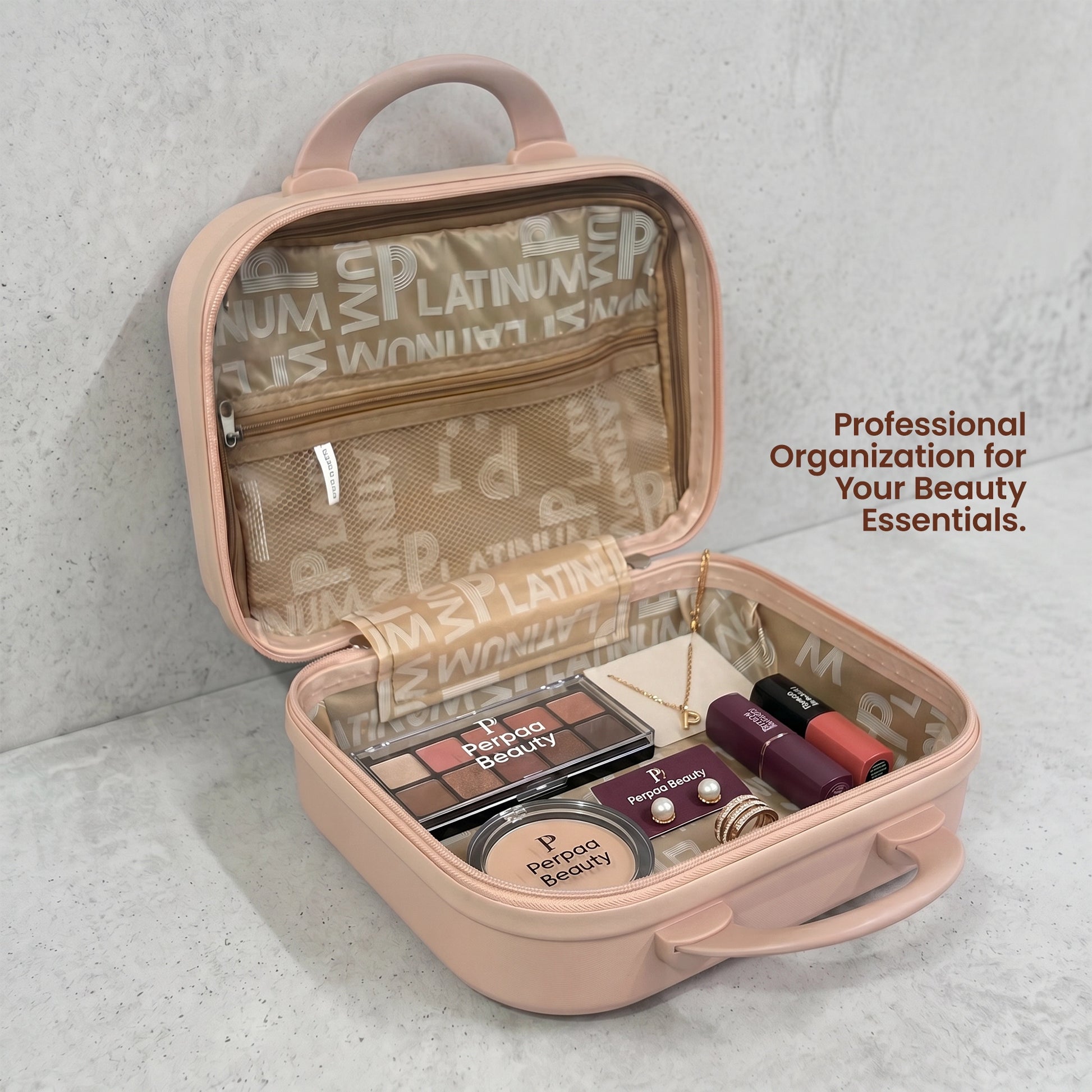 Diamond Shell Vanity Case