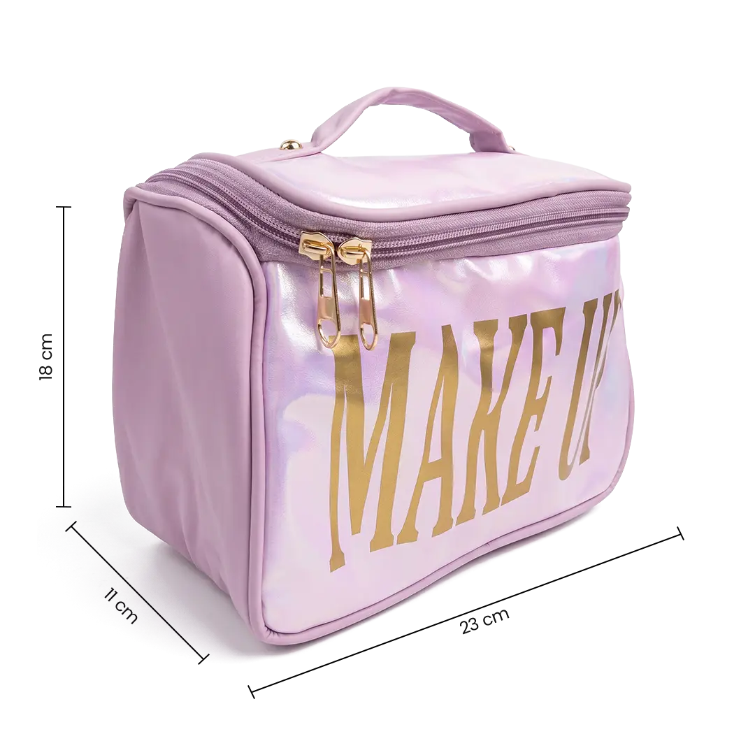 Holographic Makeup Bag