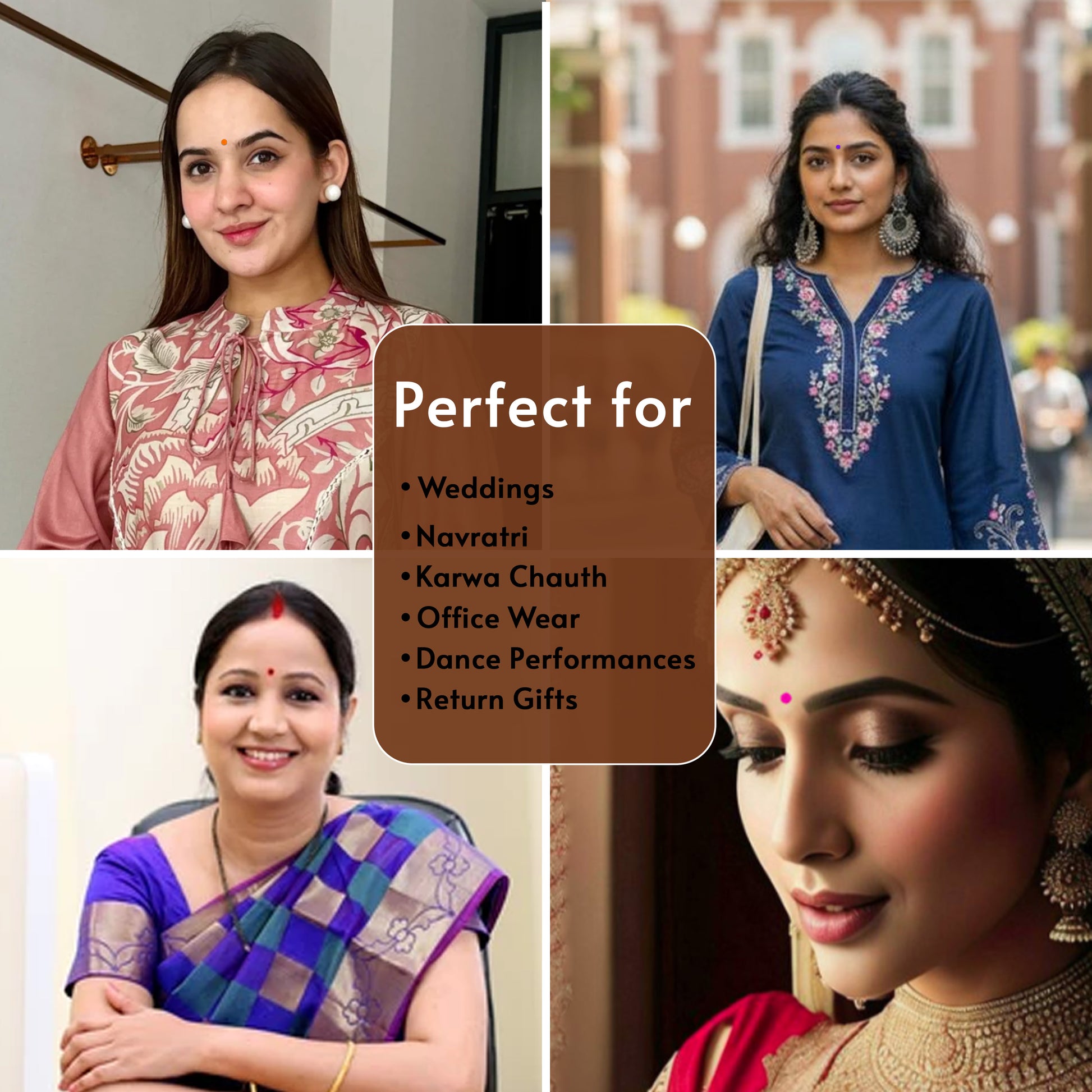 THE BINDI BOOK | Classic Multicolor Round Edition Bindi for Women
