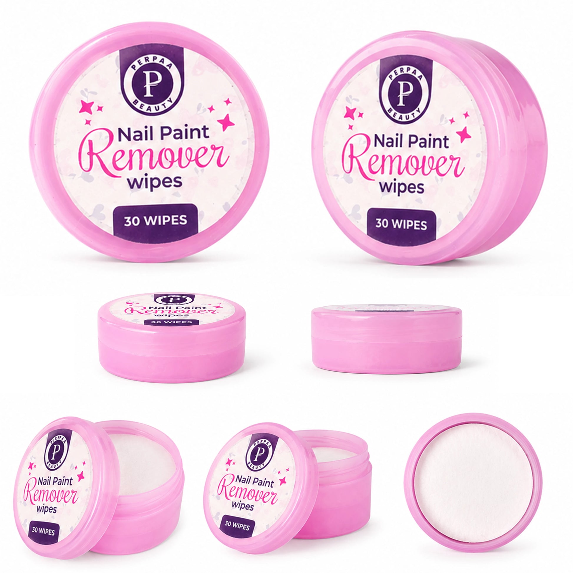 Nail Polish Remover Wipes – 30 Wipes