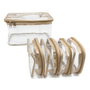 Transparent Makeup Organizer Bag (Set of 5)