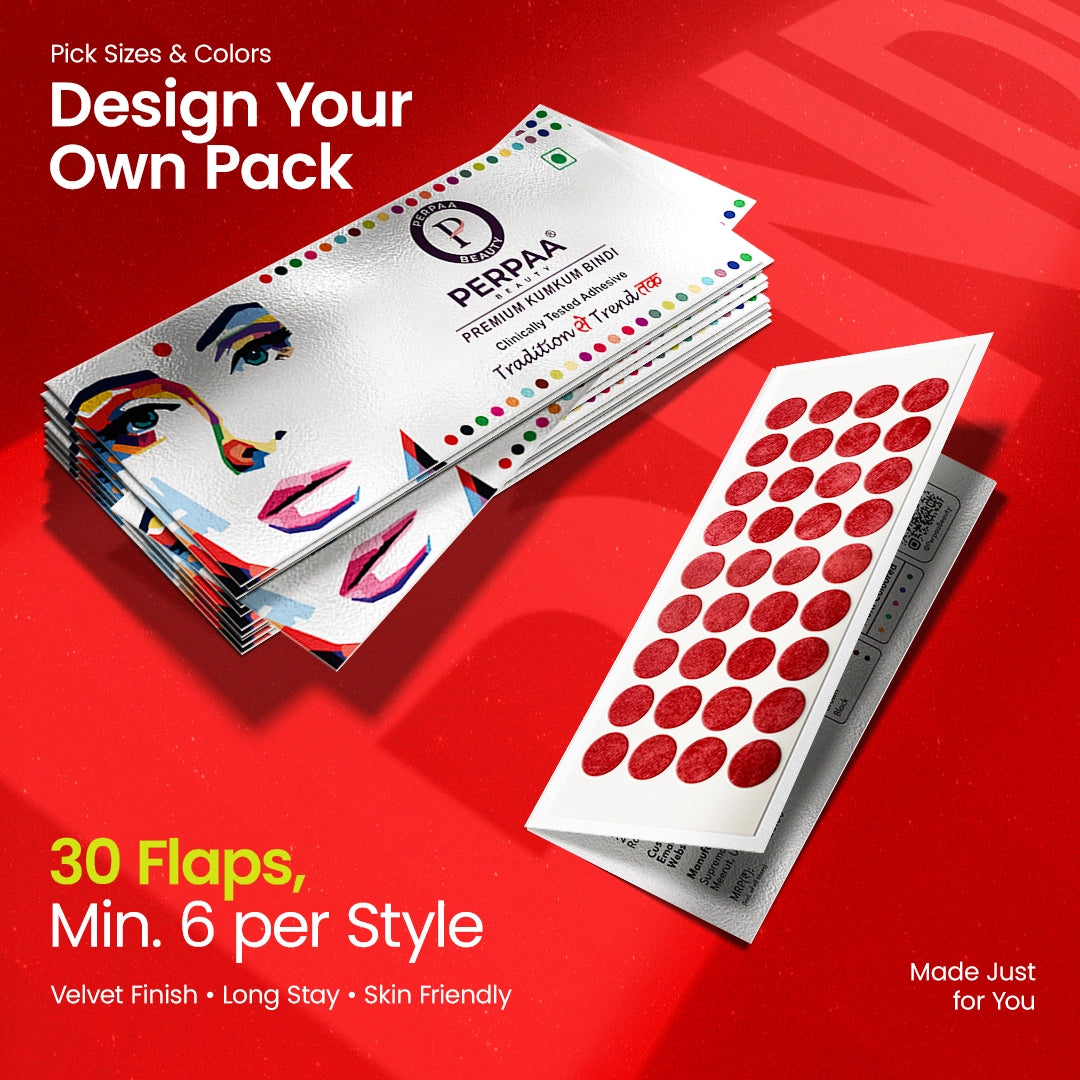 Bindi 30 Flap Pack – Customize by Size & Color