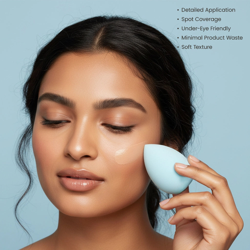 Makeup Blender with Cactus Storage Case