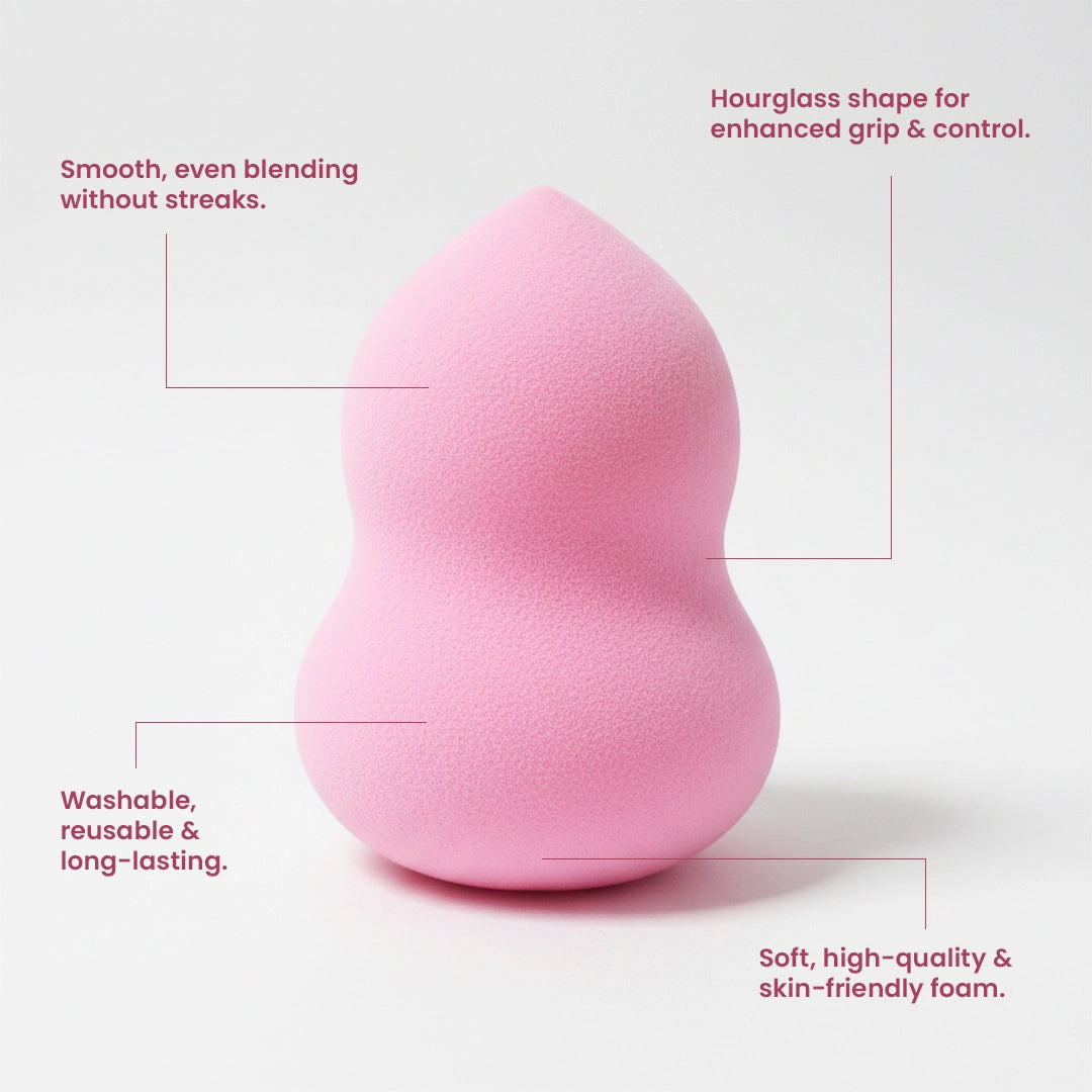 Makeup Blender with Cactus Storage Case