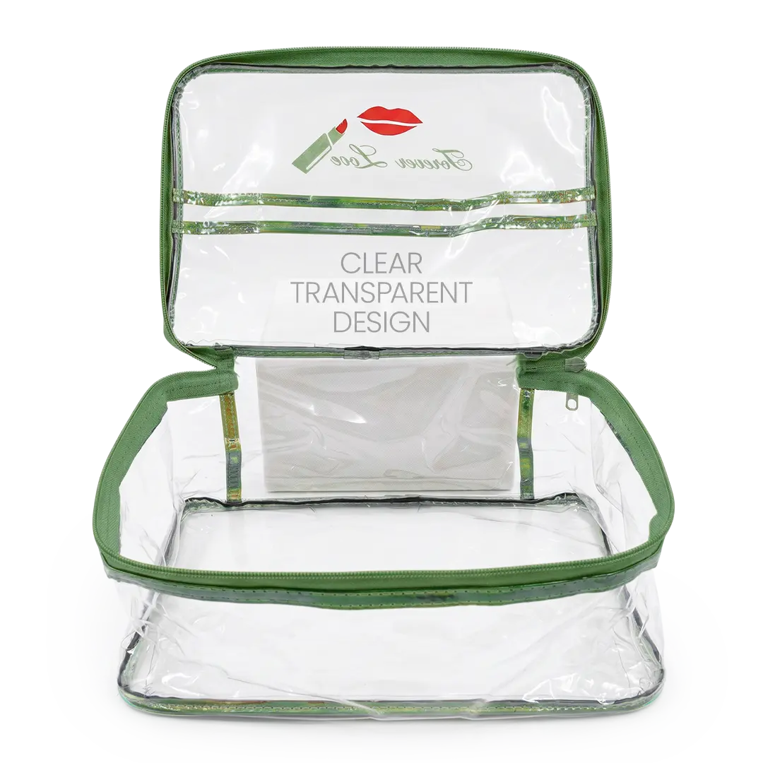 Transparent Waterproof Makeup Pouch Set of 3