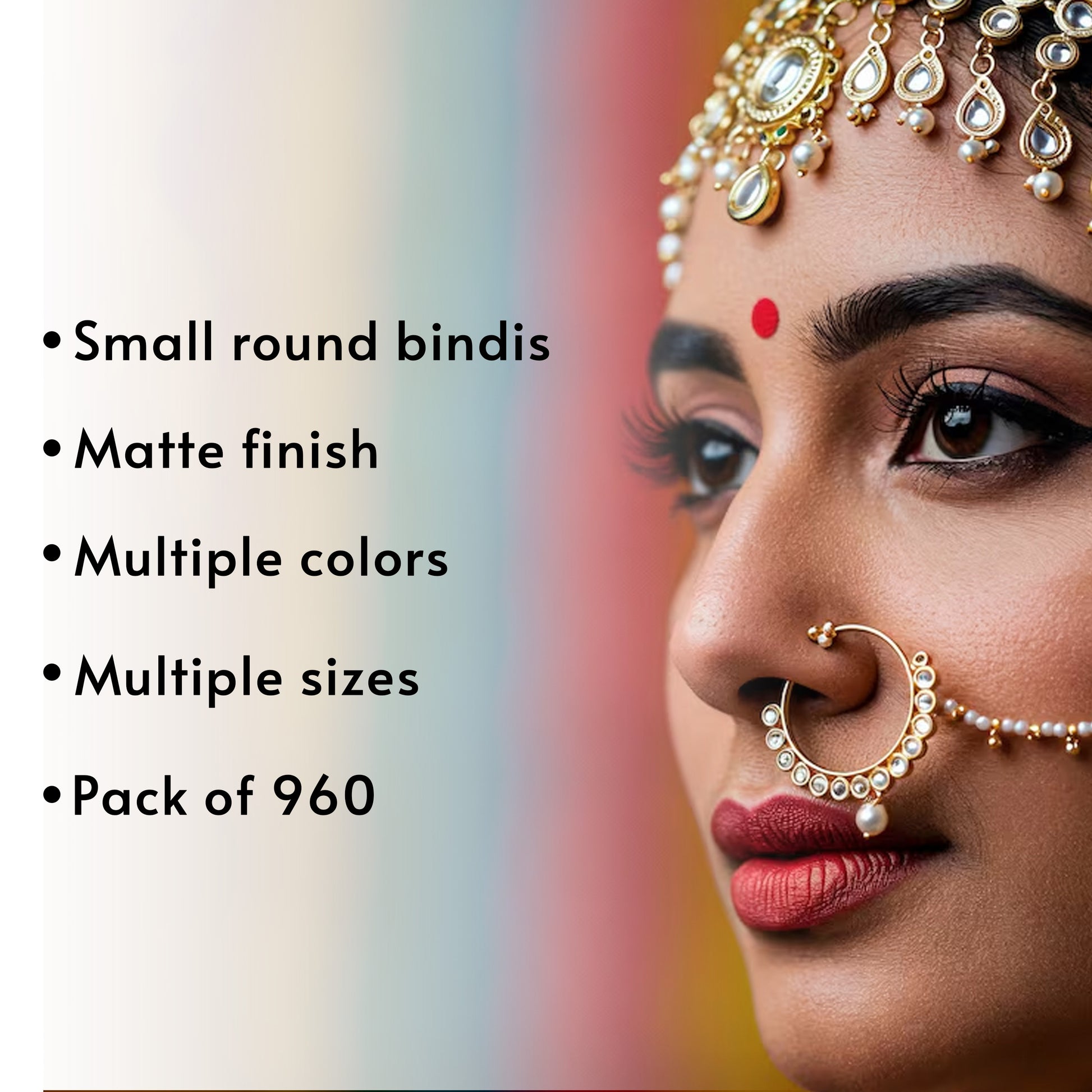 THE BINDI BOOK | Classic Multicolor Round Edition Bindi for Women