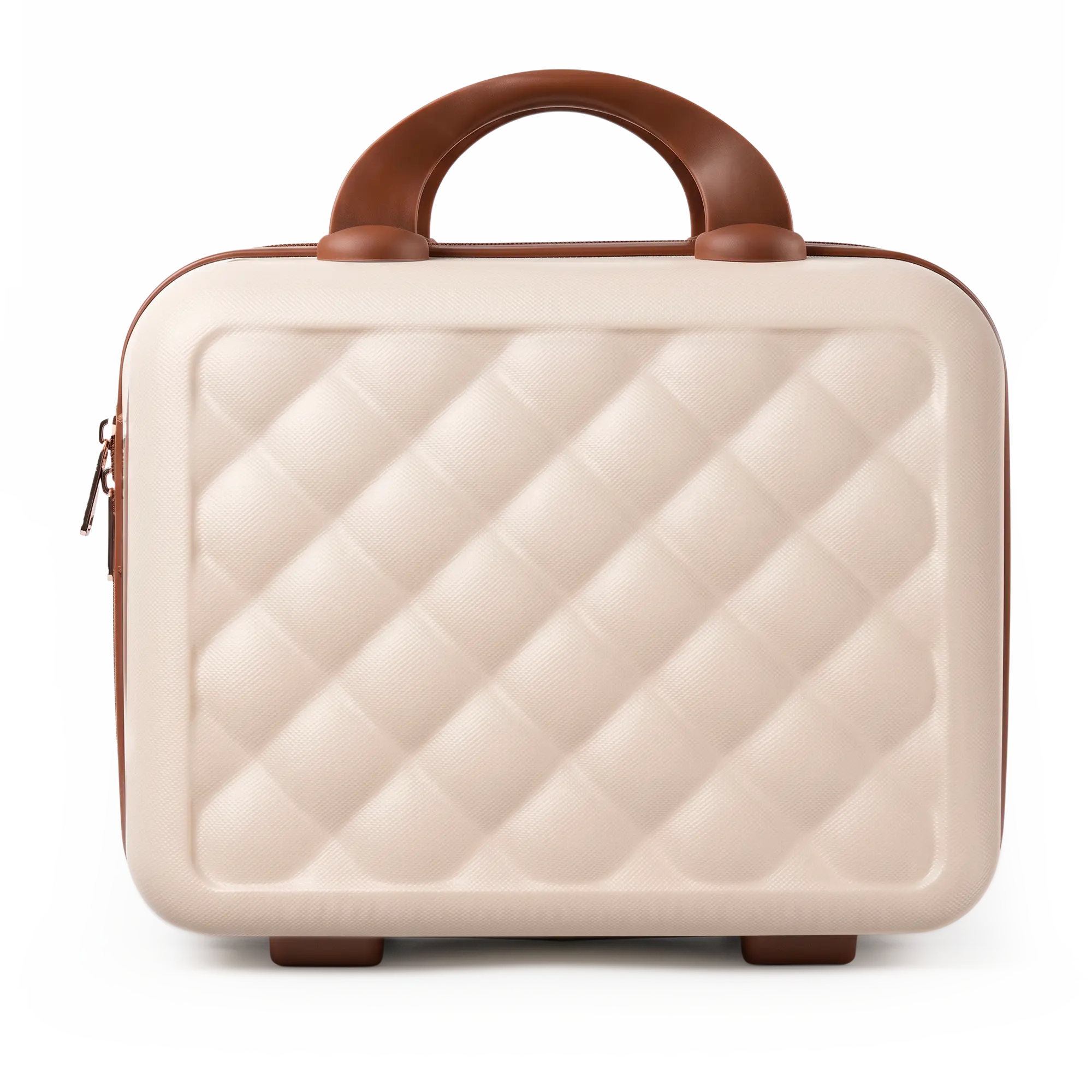 Quilted Hard Shell Vanity Case