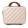 Quilted Hard Shell Vanity Case