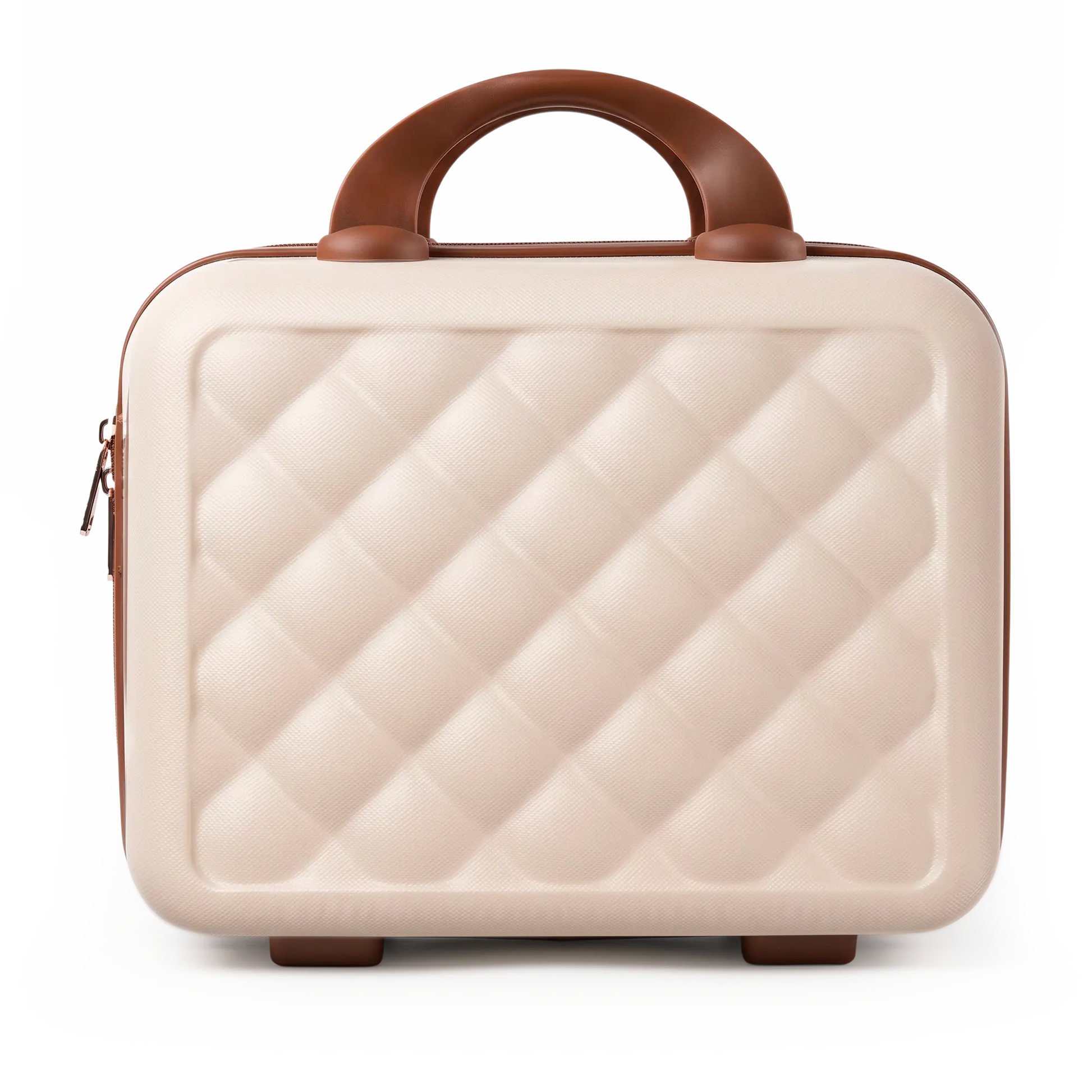 Quilted Hard Shell Vanity Case