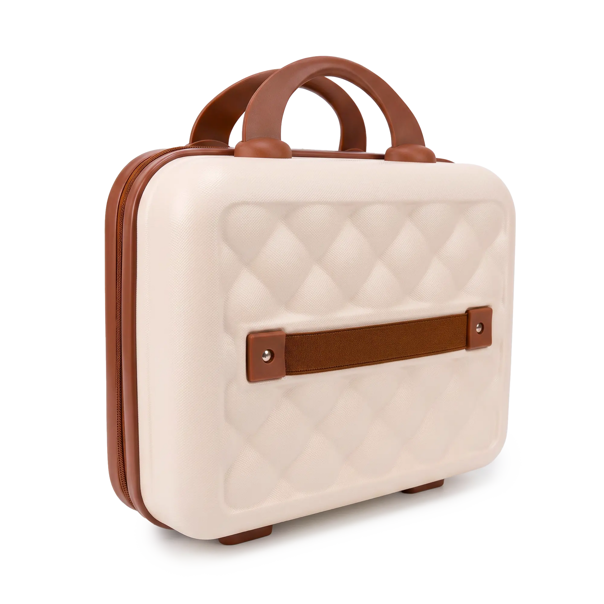 Quilted Hard Shell Vanity Case
