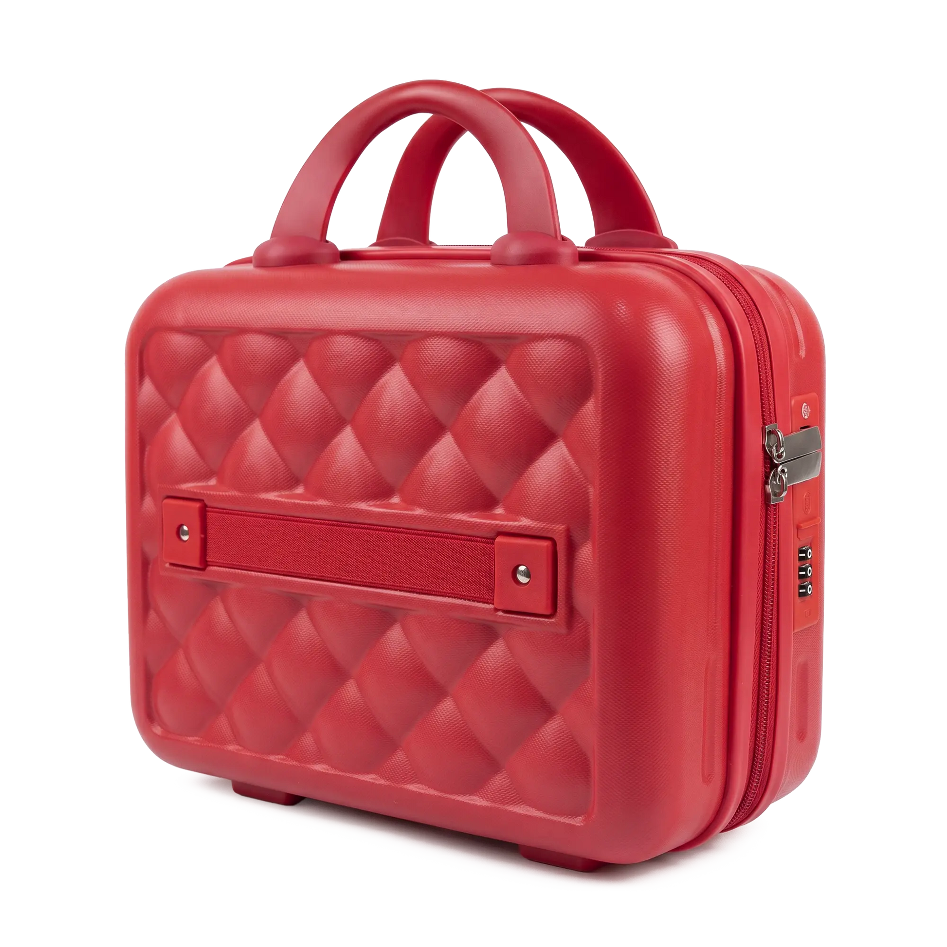 Quilted Hard Shell Vanity Case
