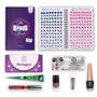 Shringaar Kit + Velvet Classic Trio Bindi Book | Premium Velvet Beauty Combo