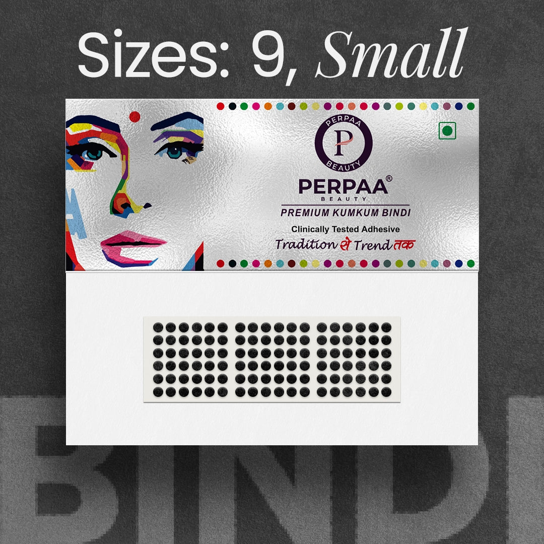 Premium Kumkum Bindi– Size 9, 2mm (Small) | 15 Flaps