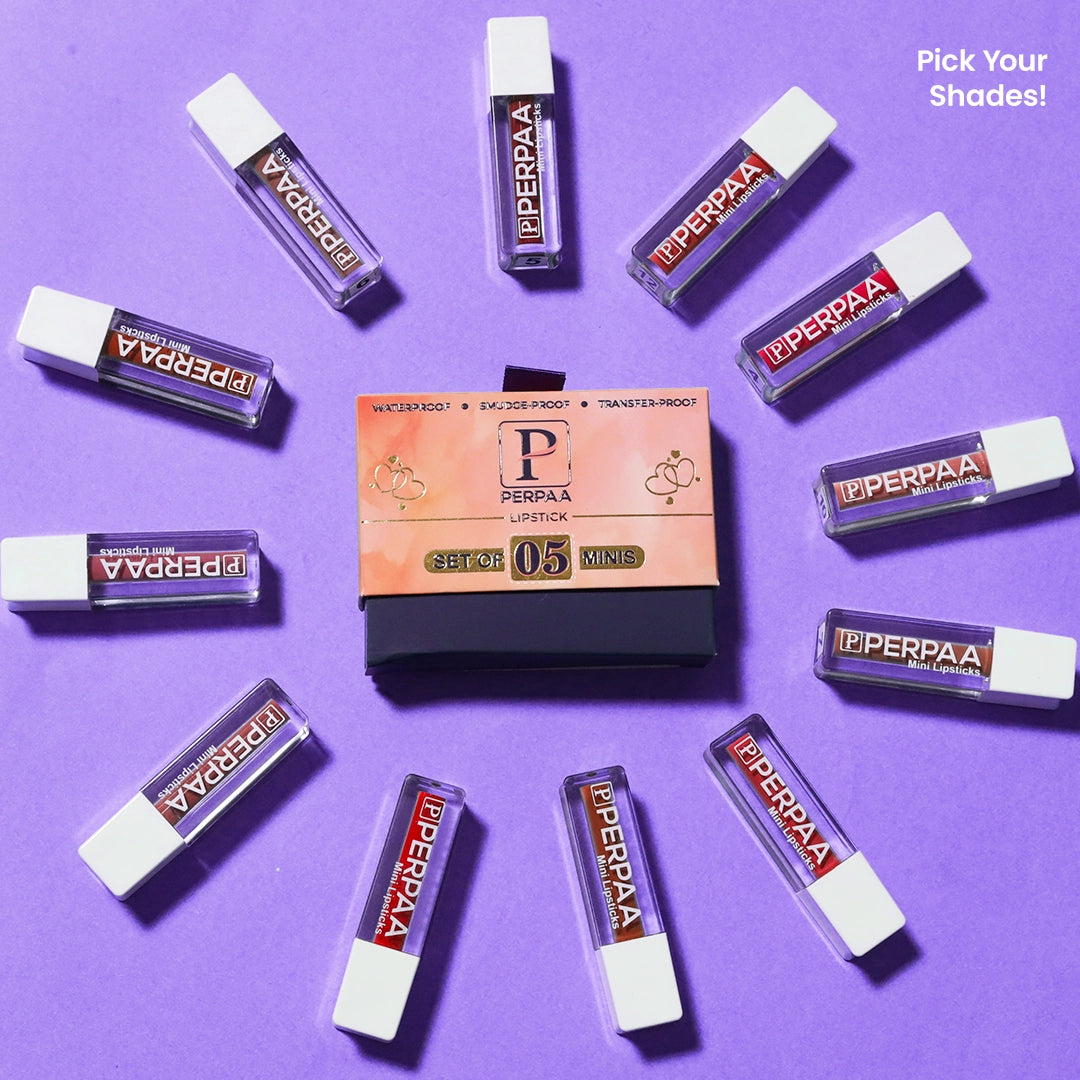 Matte Mini Liquid Lipsticks (Pack Of 5 Choose Your Favorite Shades)