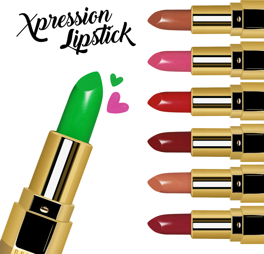 Xpression Creamy Matte Lipsticks | Vitamin E | Jojoba Oil | 3-5 Hrs Stay - Pack of 7